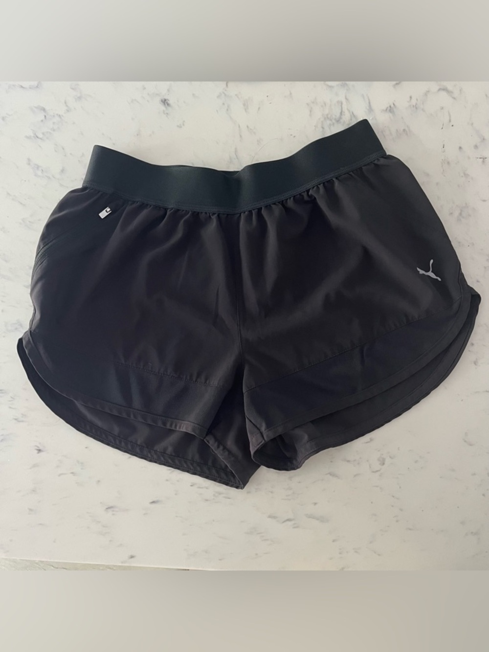 Puma Black Women's Athletic Running Shorts